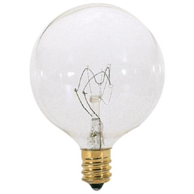 60W 120V G16 1/2 E12 Clear Bulb by SATCO Lighting - Starlight Lighting USA and Canada